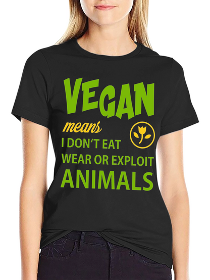 Vegan T-Shirt - I Dont Eat Animals