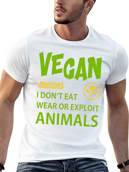 Vegan T-Shirt - I Dont Eat Animals
