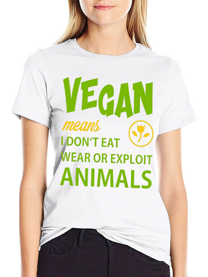 Vegan T-Shirt - I Dont Eat Animals