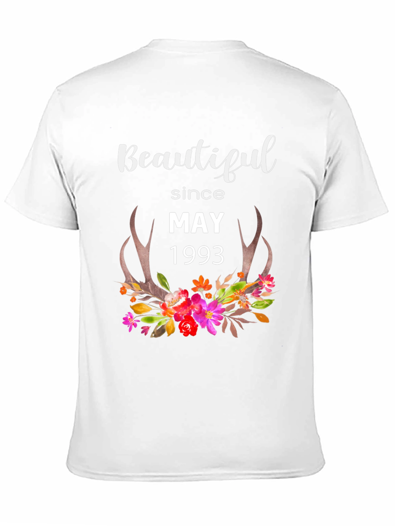 Beautiful Since May 1993 Black T-Shirt
