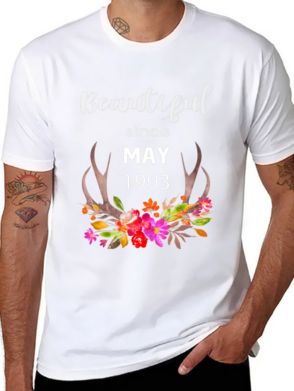 Beautiful Since May 1993 Black T-Shirt
