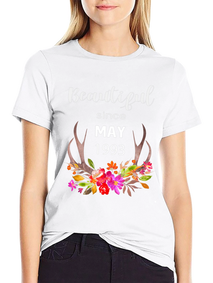 Beautiful Since May 1993 Black T-Shirt