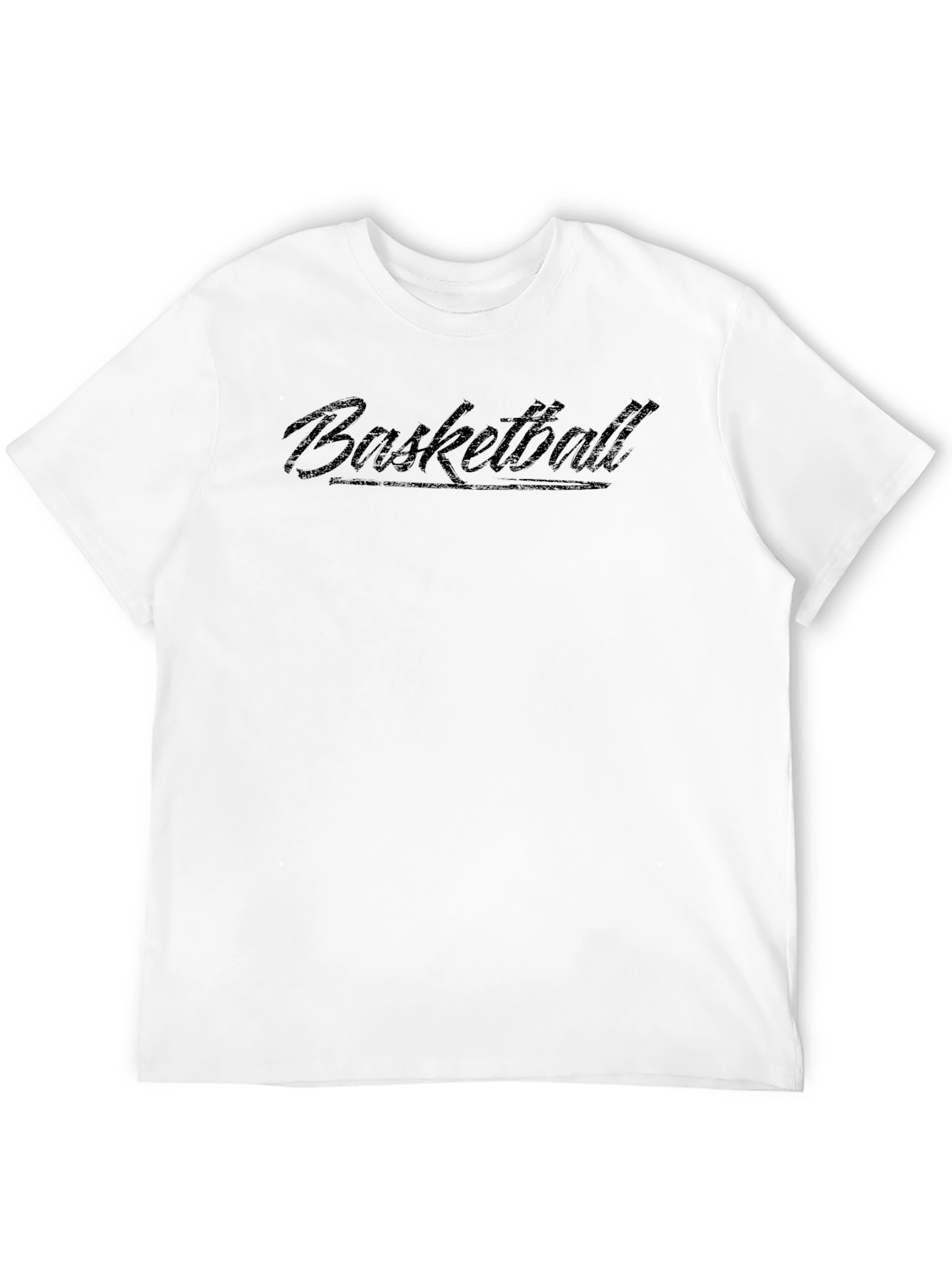 Basketball Graphic Tee - Black Short Sleeve