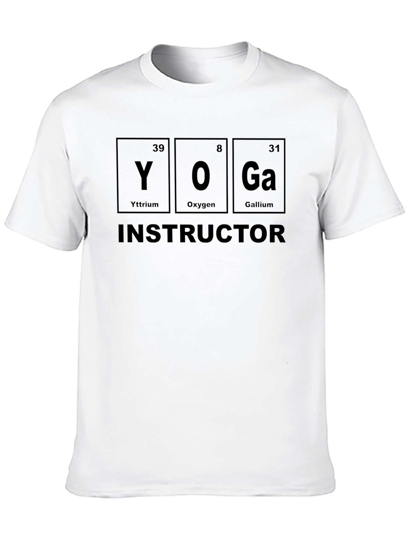 Yoga Instructor Periodic Table T-Shirt