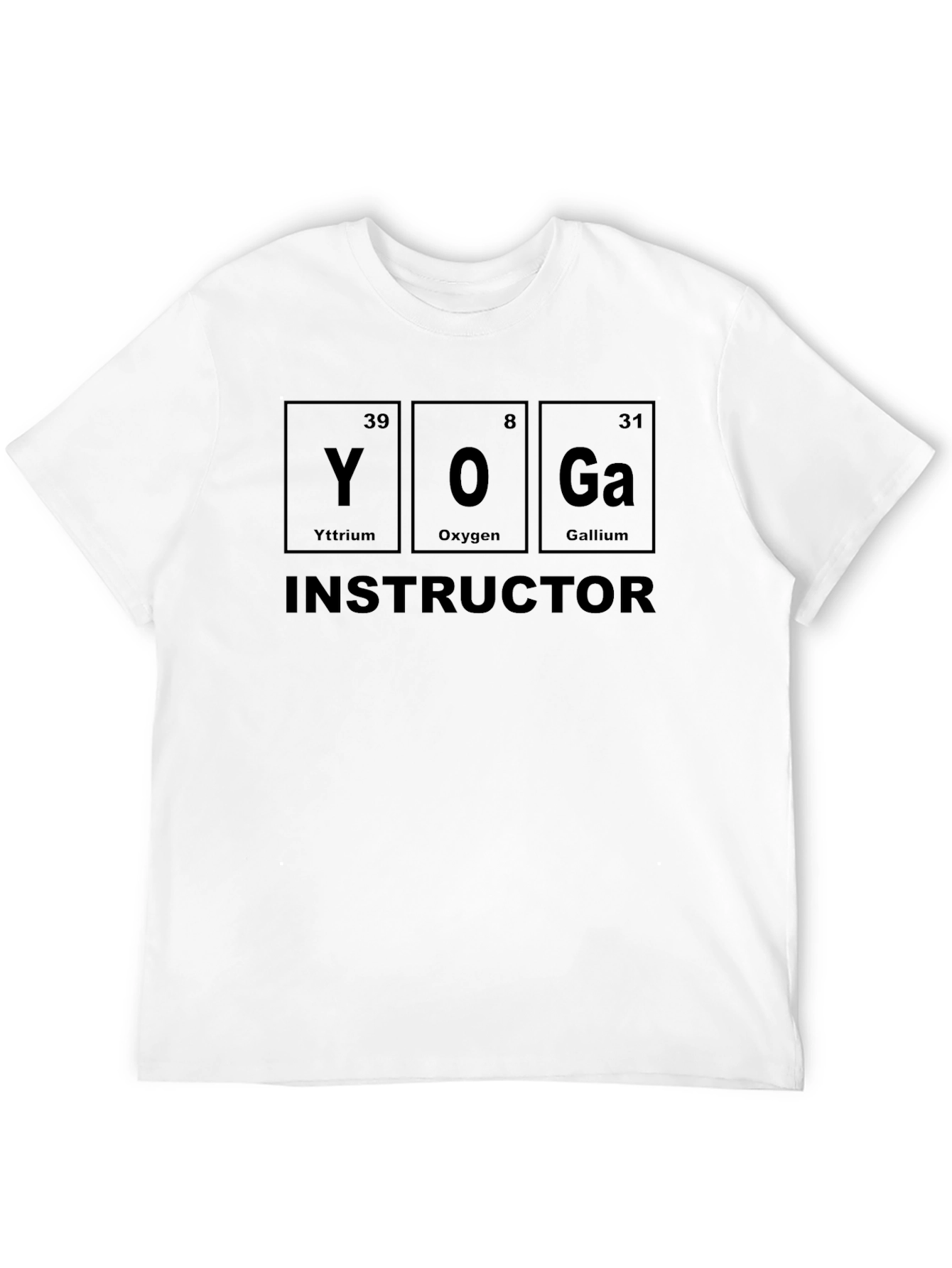 Yoga Instructor Periodic Table T-Shirt