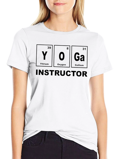 Yoga Instructor Periodic Table T-Shirt