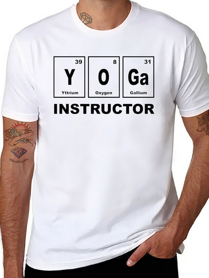 Yoga Instructor Periodic Table T-Shirt