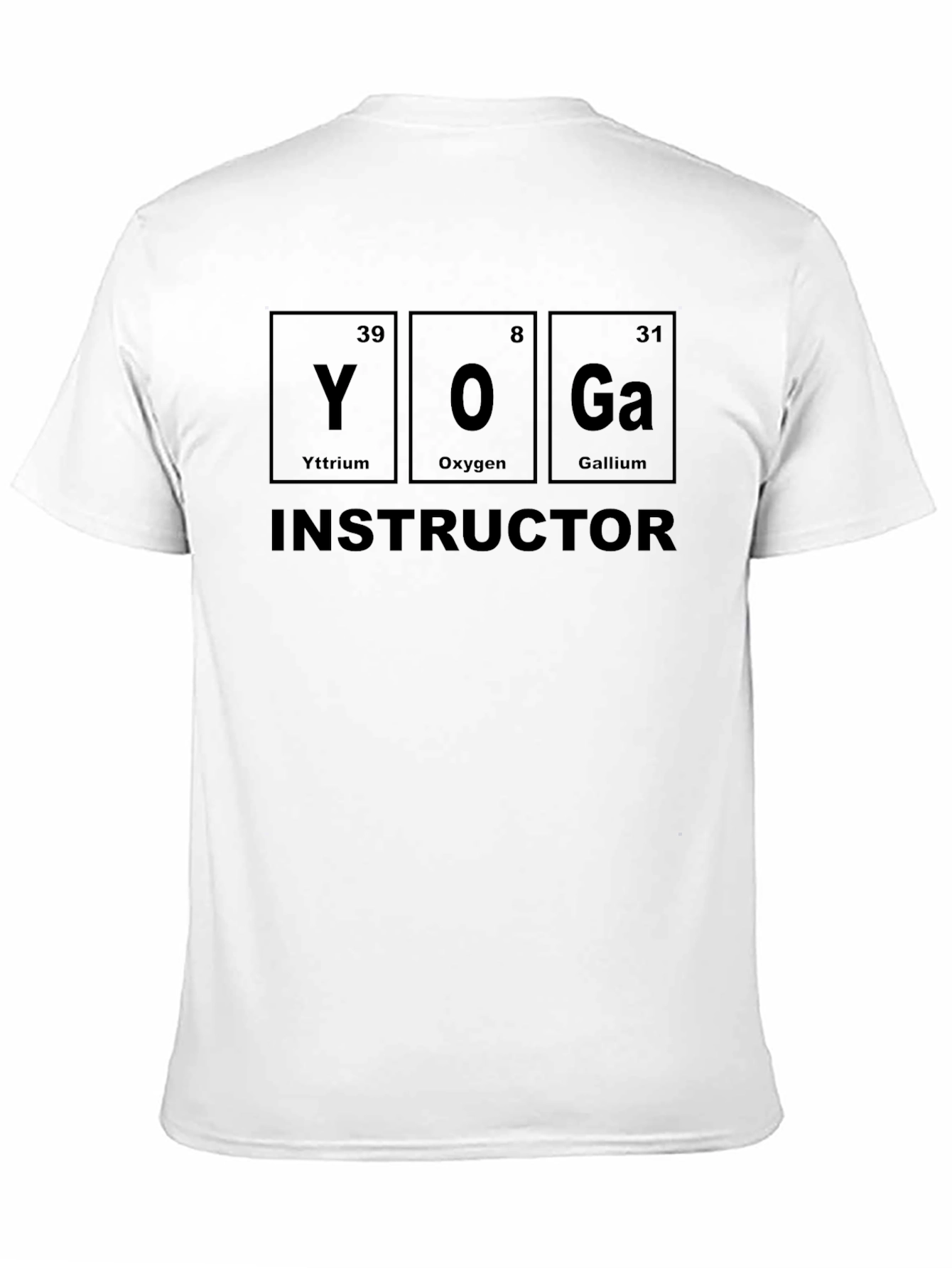 Yoga Instructor Periodic Table T-Shirt