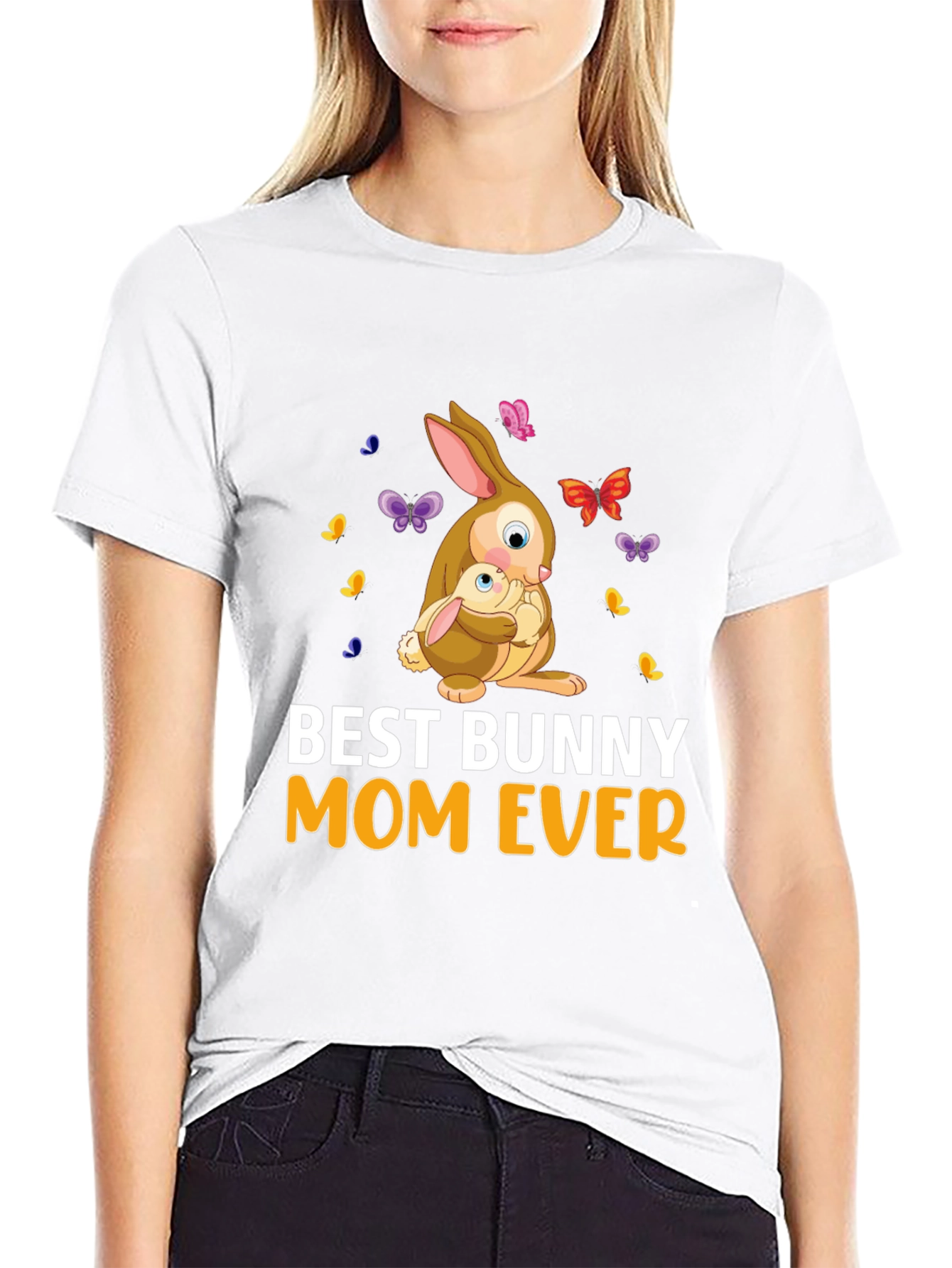 Best Bunny Mom Ever T-Shirt - Cute Easter Gift
