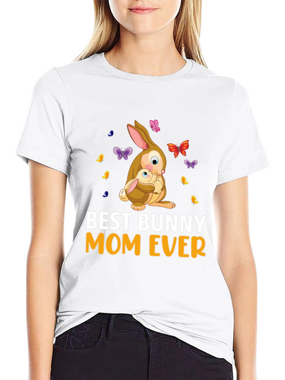 Best Bunny Mom Ever T-Shirt - Cute Easter Gift