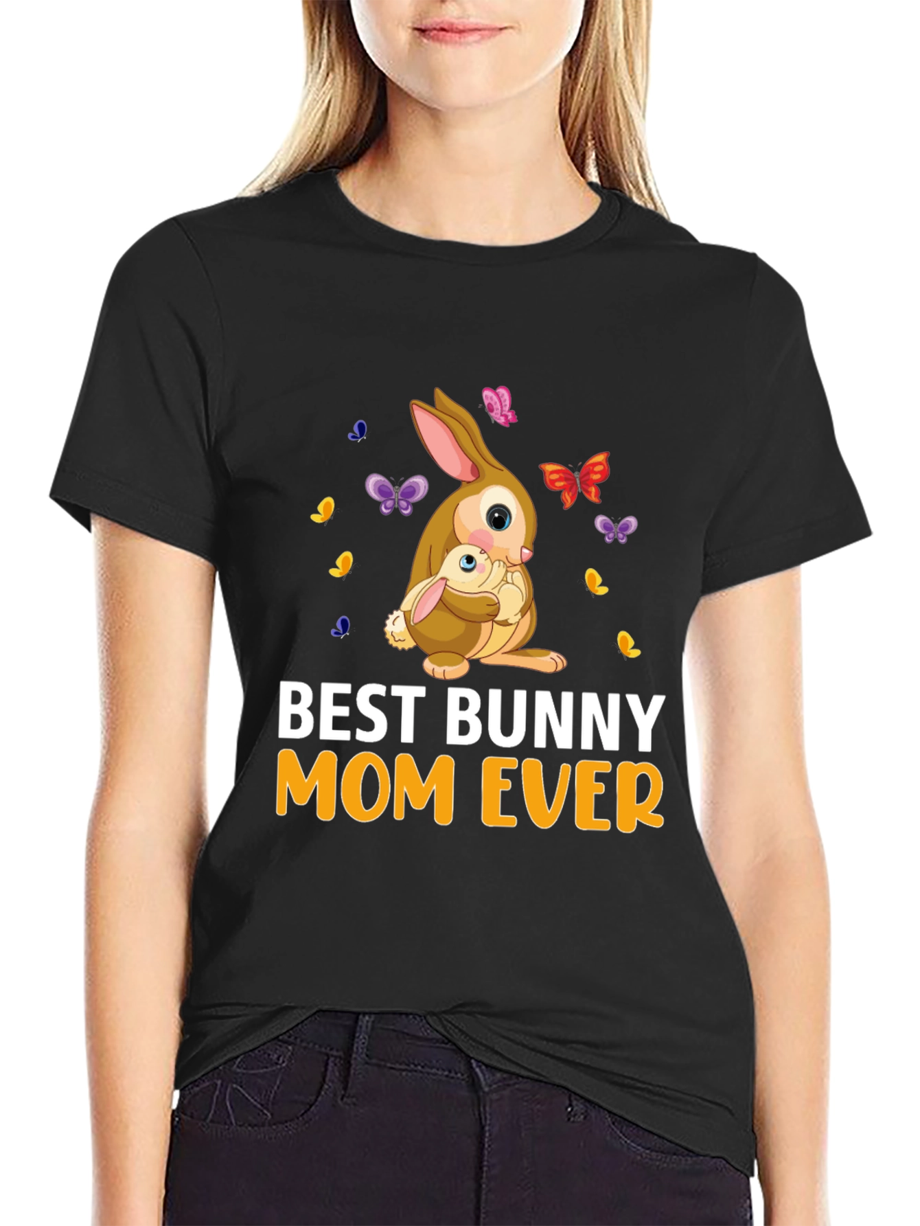 Best Bunny Mom Ever T-Shirt - Cute Easter Gift