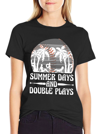 Summer Days & Double Plays Graphic Tee