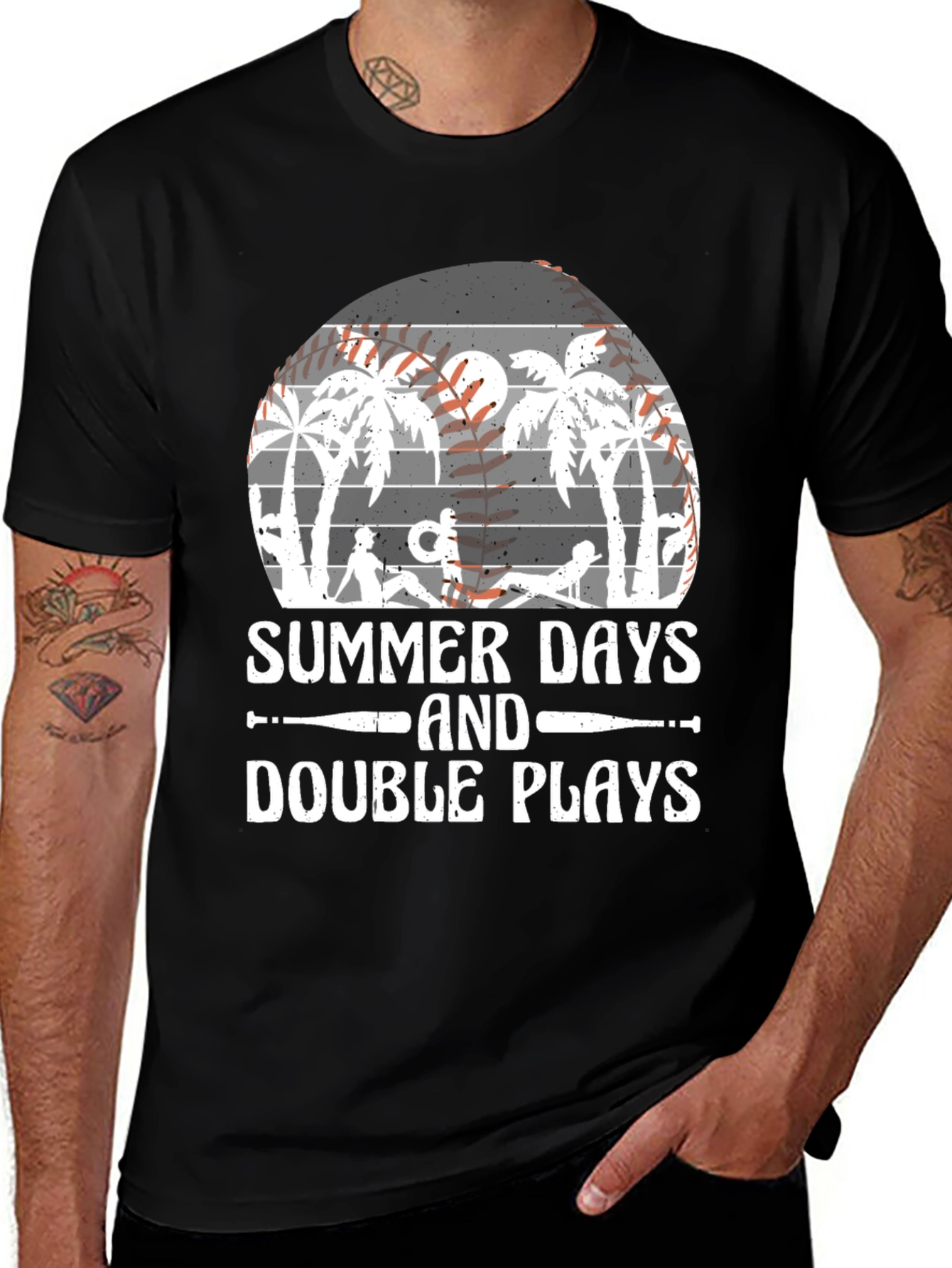 Summer Days & Double Plays Graphic Tee