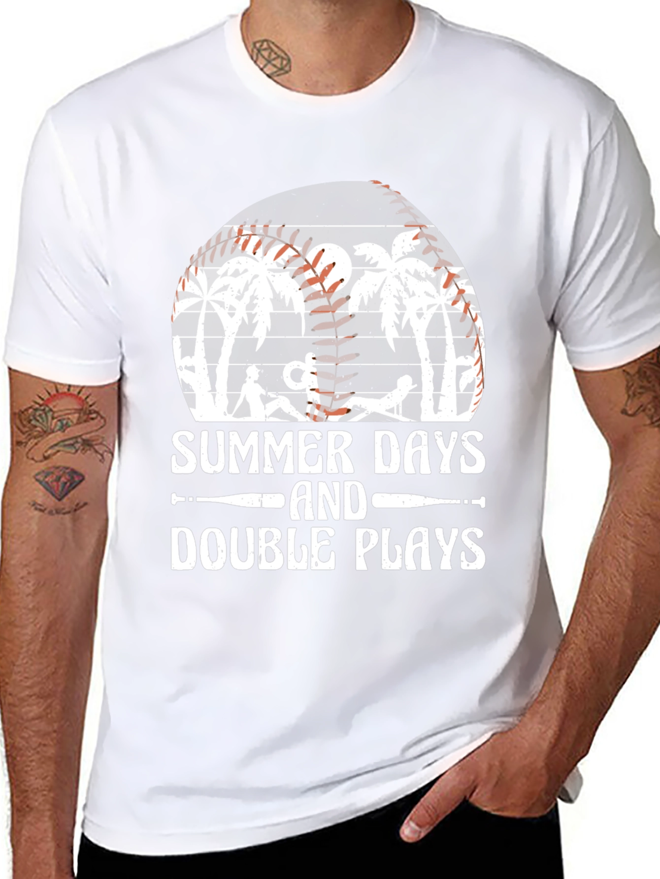 Summer Days & Double Plays Graphic Tee