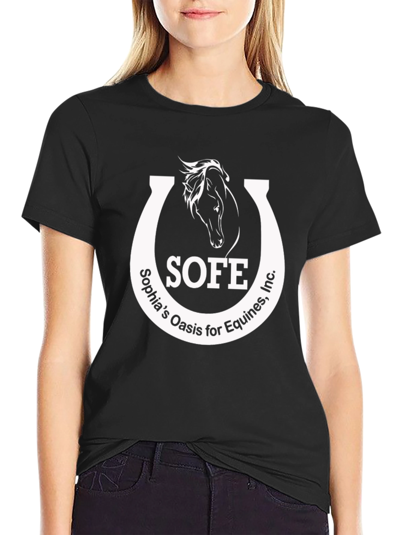 SOFE Horse Sanctuary Black T-Shirt