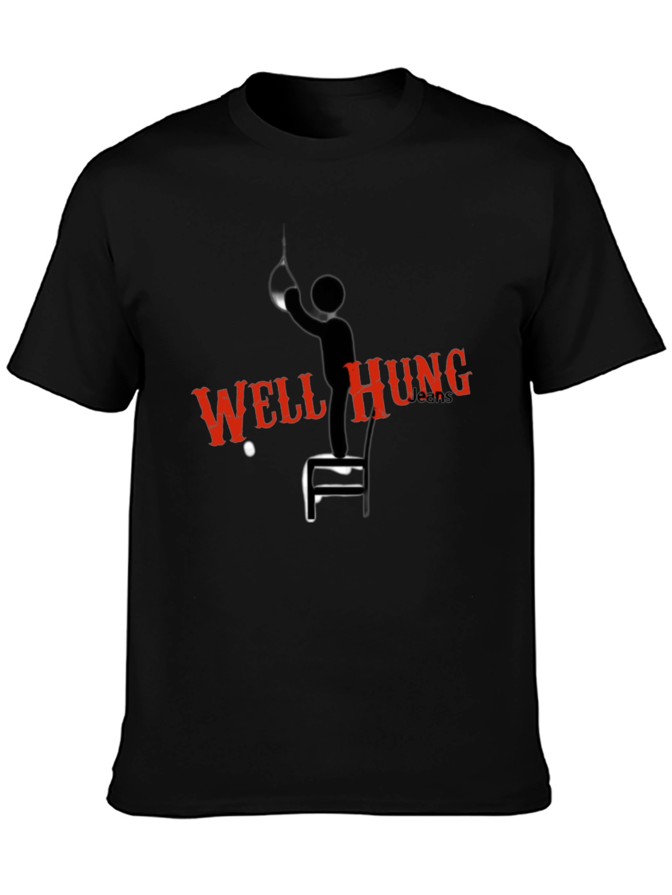 Well Hung Punching Bag Graphic Tee - Black