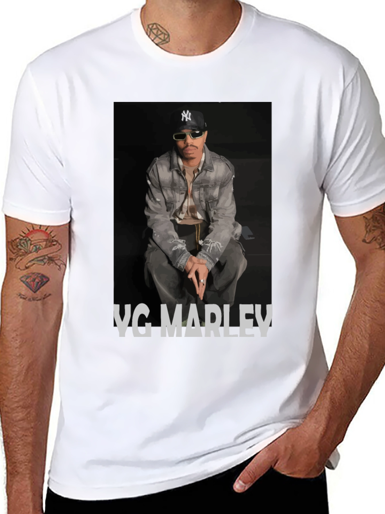 YG Marley T-Shirt - Cool Music Tee
