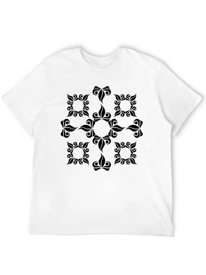 Stylish Black Graphic Print Tee - Modern Casual Look