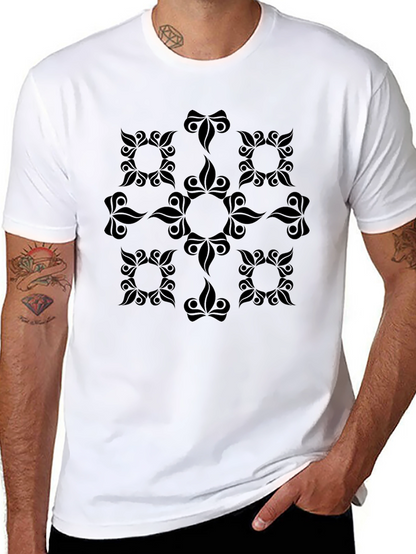 Stylish Black Graphic Print Tee - Modern Casual Look