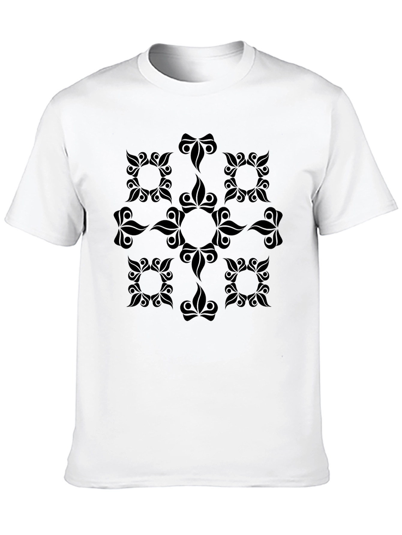 Stylish Black Graphic Print Tee - Modern Casual Look