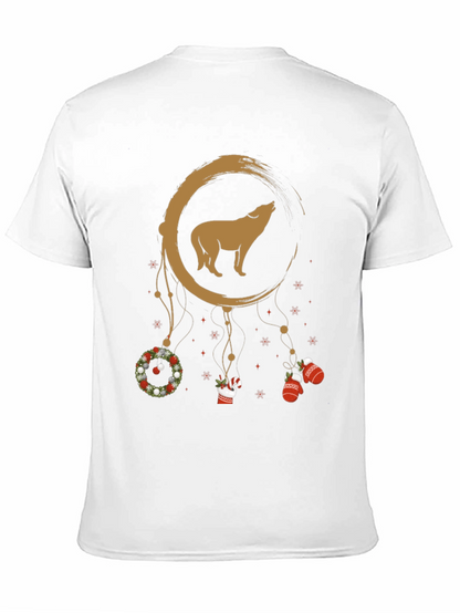 Wolf Christmas Dream Catcher Tee