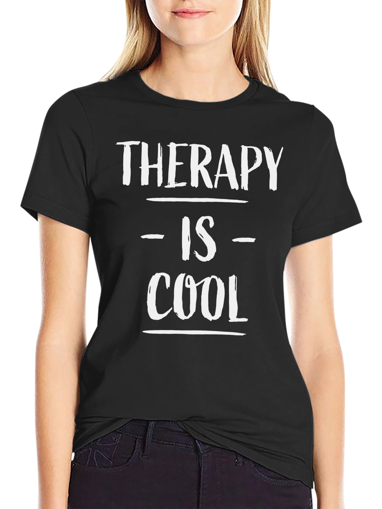 Therapy is Cool Graphic T-Shirt