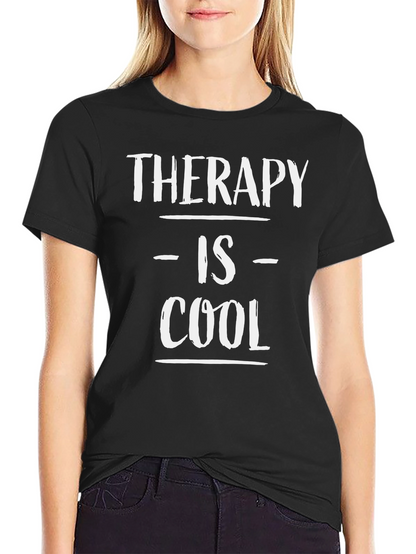 Therapy is Cool Graphic T-Shirt