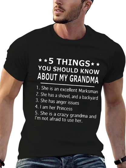 5 Things About My Grandma T-Shirt