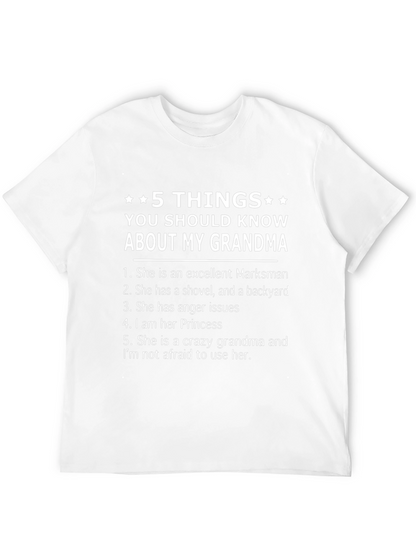 5 Things About My Grandma T-Shirt