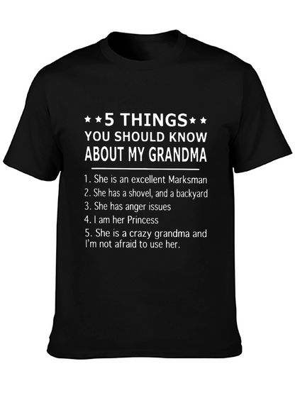 5 Things About My Grandma T-Shirt