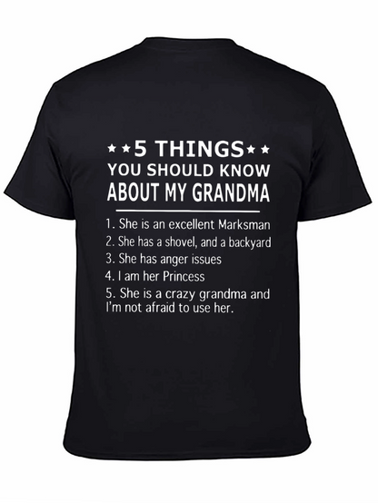 5 Things About My Grandma T-Shirt