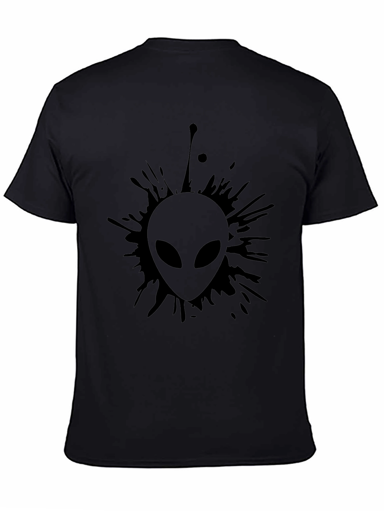 Alien Graphic Black T-Shirt