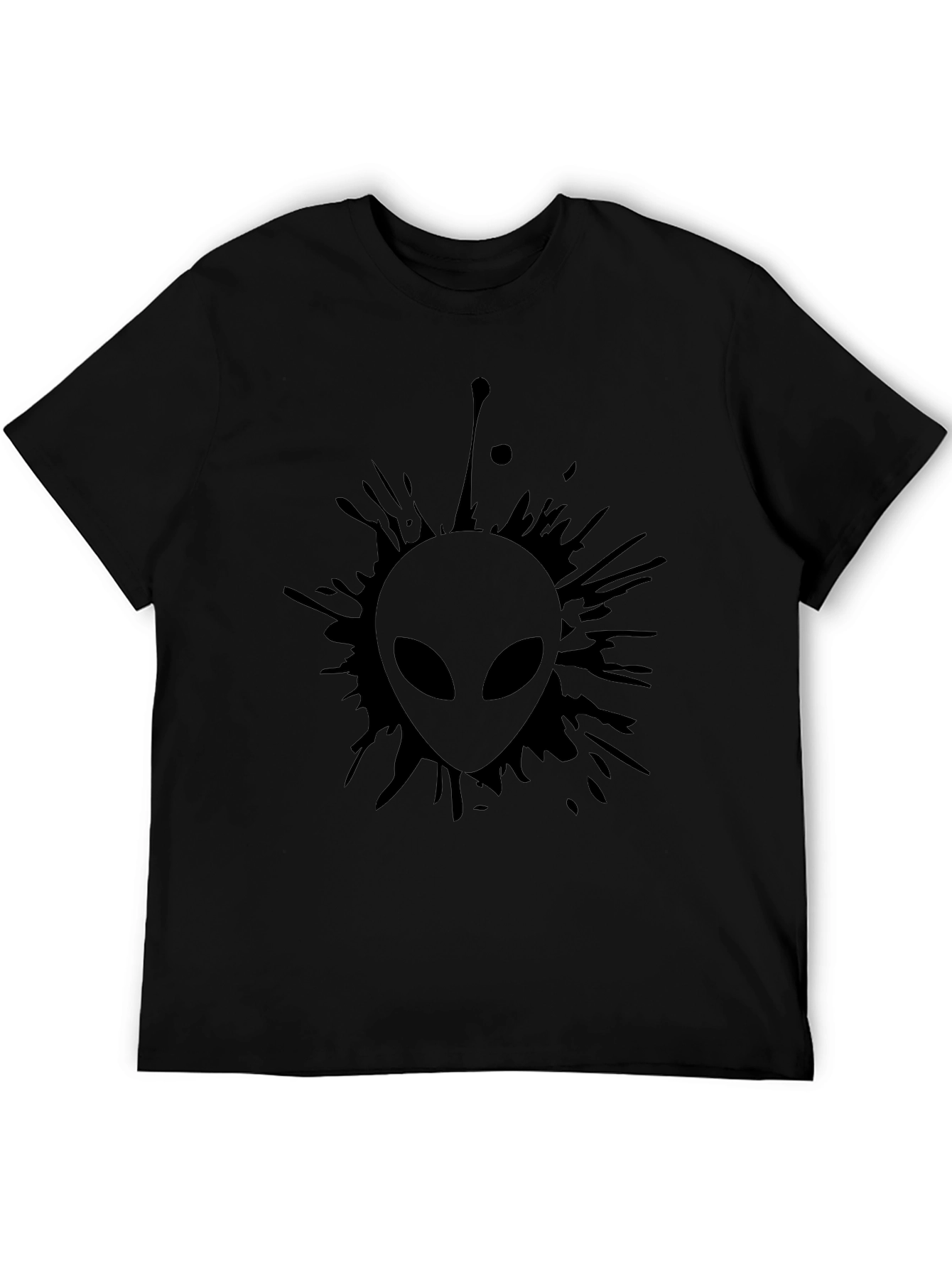 Alien Graphic Black T-Shirt