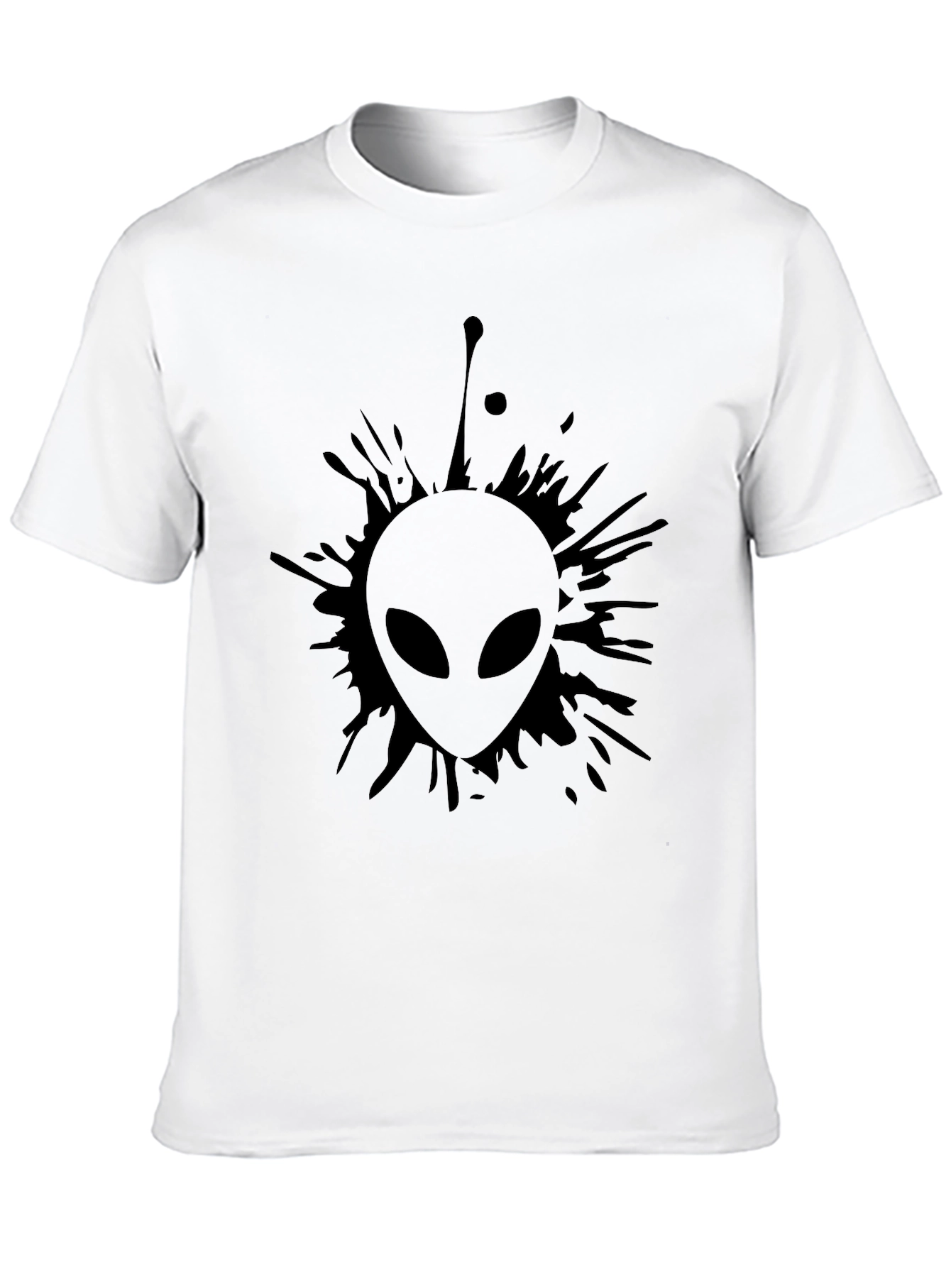 Alien Graphic Black T-Shirt