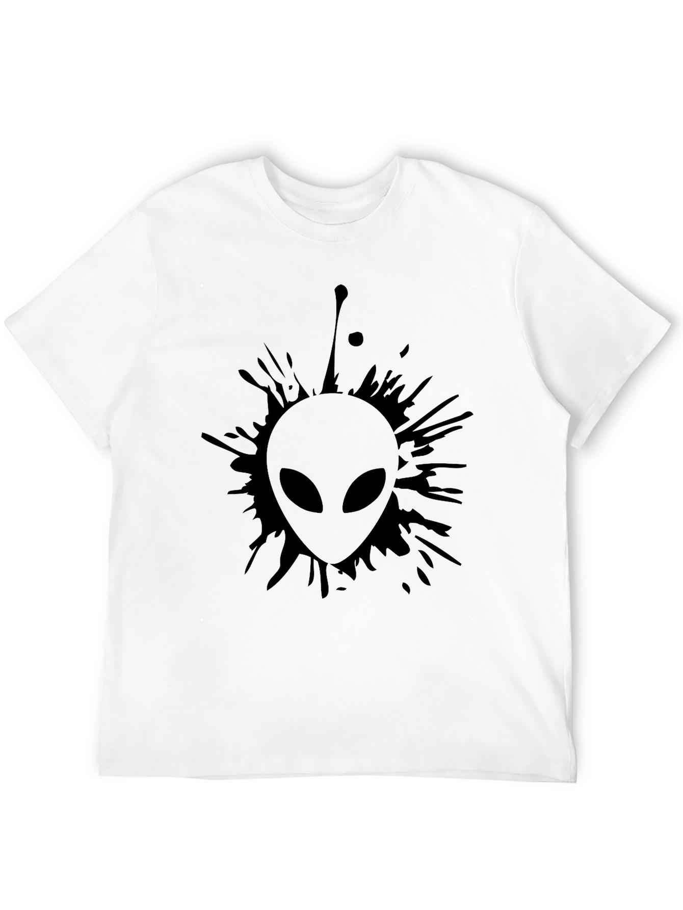 Alien Graphic Black T-Shirt