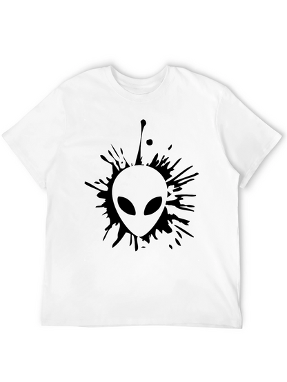 Alien Graphic Black T-Shirt