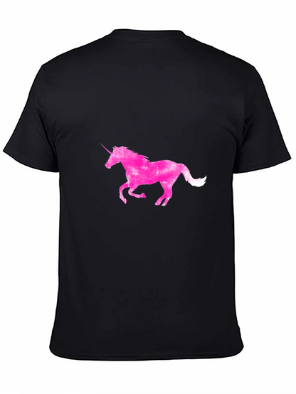 Unicorn Graphic Black Tee