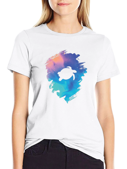 Turtle Galaxy Black T-Shirt