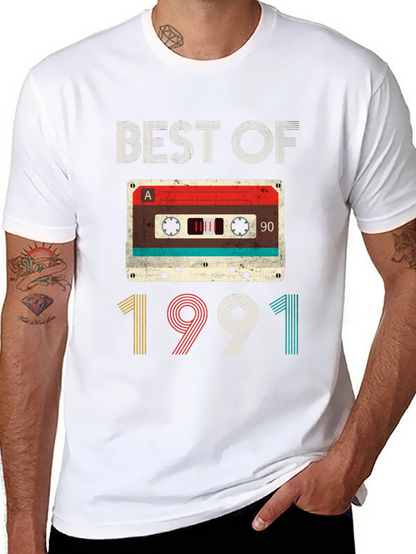 Best of 1991 Cassette Tape Graphic Tee