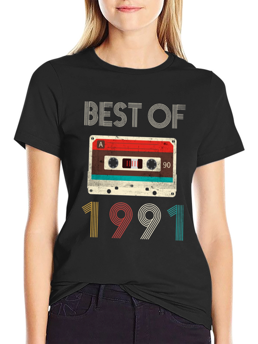 Best of 1991 Cassette Tape Graphic Tee