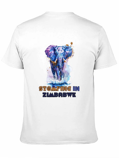 Stomping in Zimbabwe Elephant Graphic Tee
