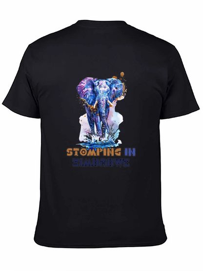 Stomping in Zimbabwe Elephant Graphic Tee