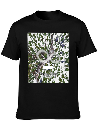 Abstract Graphic Tee - Happy High