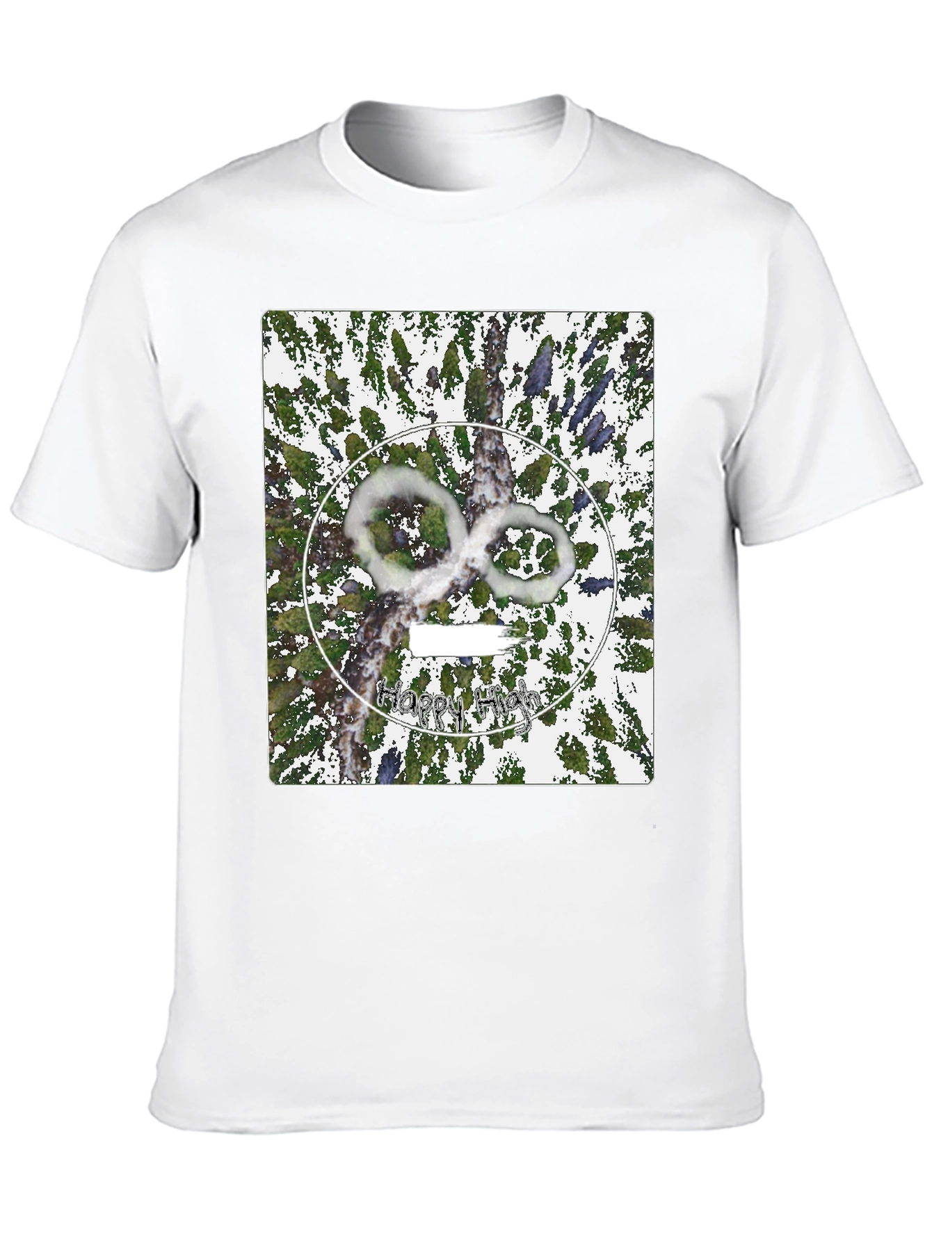 Abstract Graphic Tee - Happy High