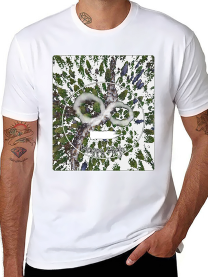 Abstract Graphic Tee - Happy High