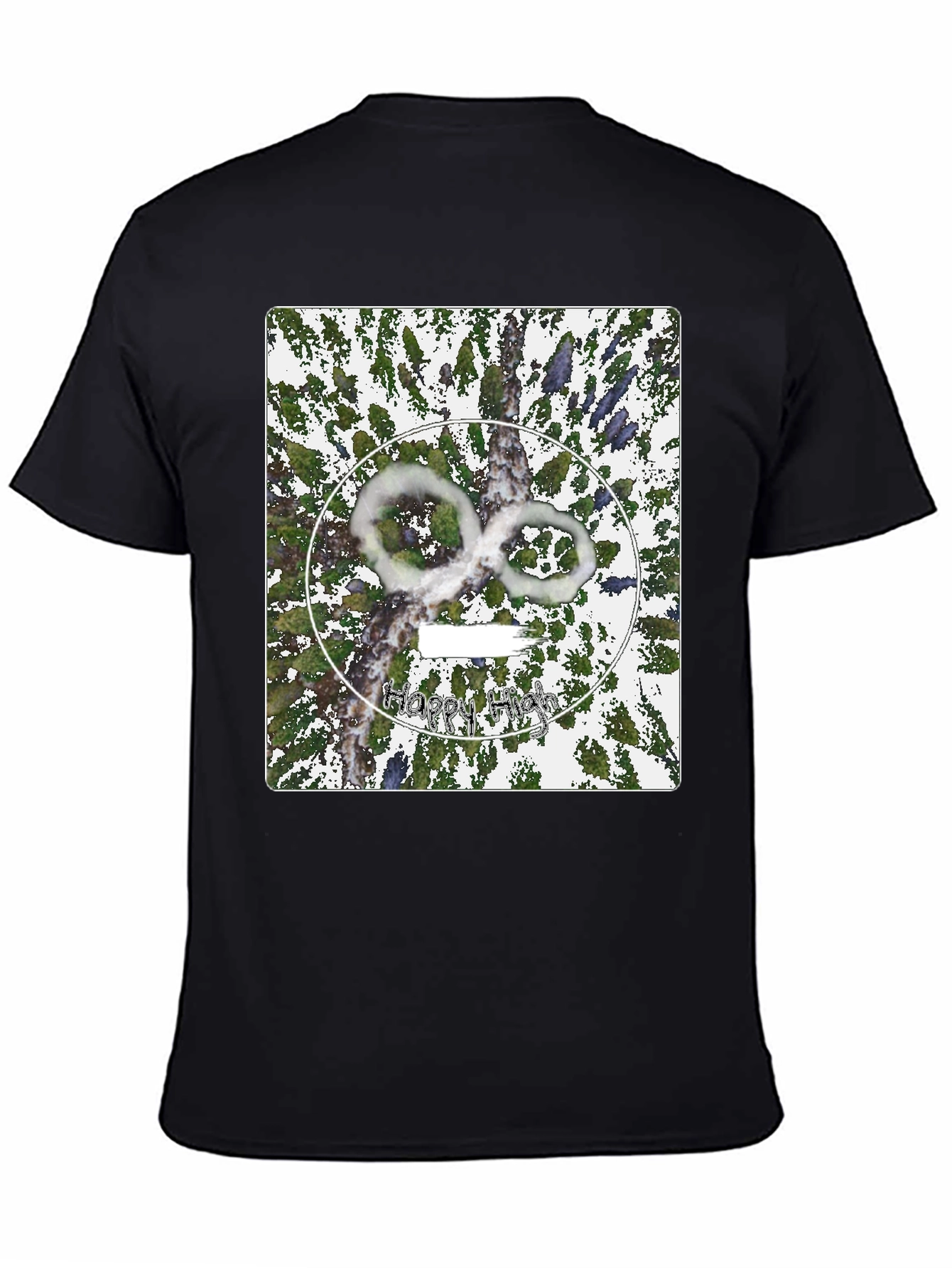 Abstract Graphic Tee - Happy High