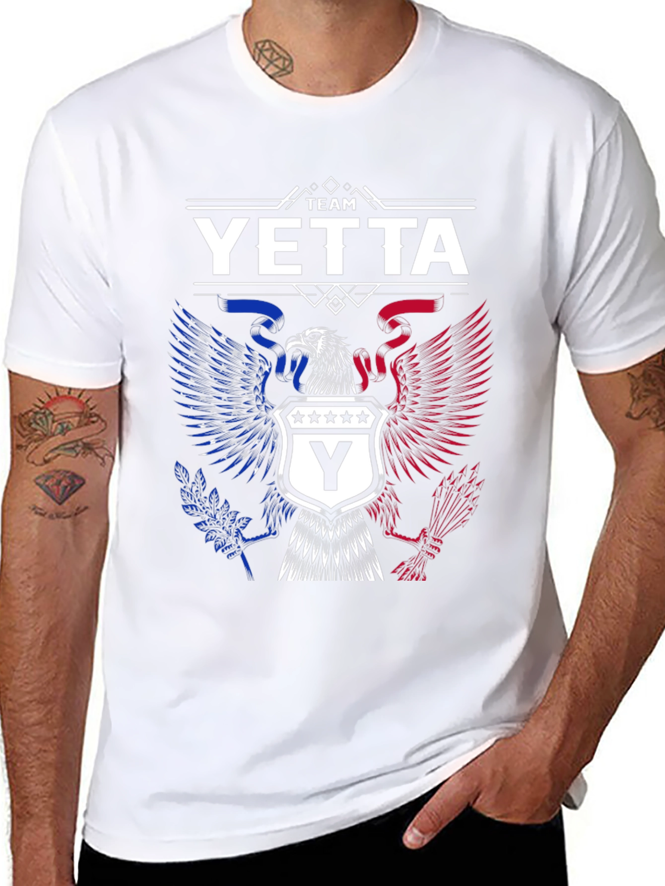 Team Yetta Eagle Patriotic T-Shirt