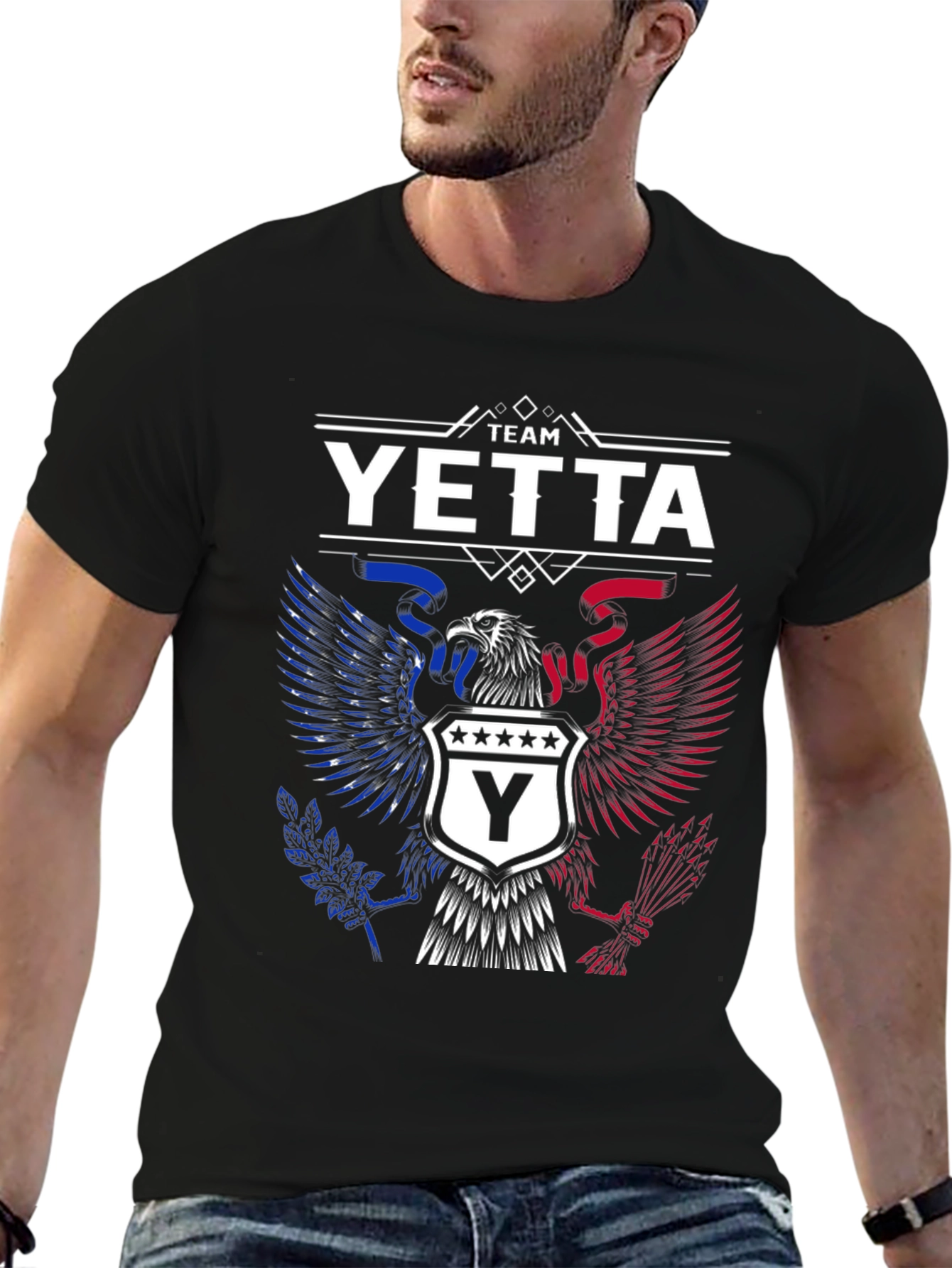 Team Yetta Eagle Patriotic T-Shirt