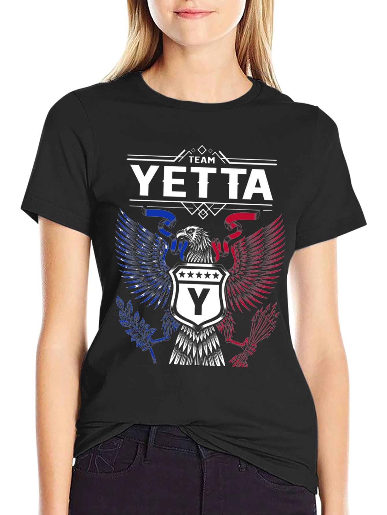 Team Yetta Eagle Patriotic T-Shirt
