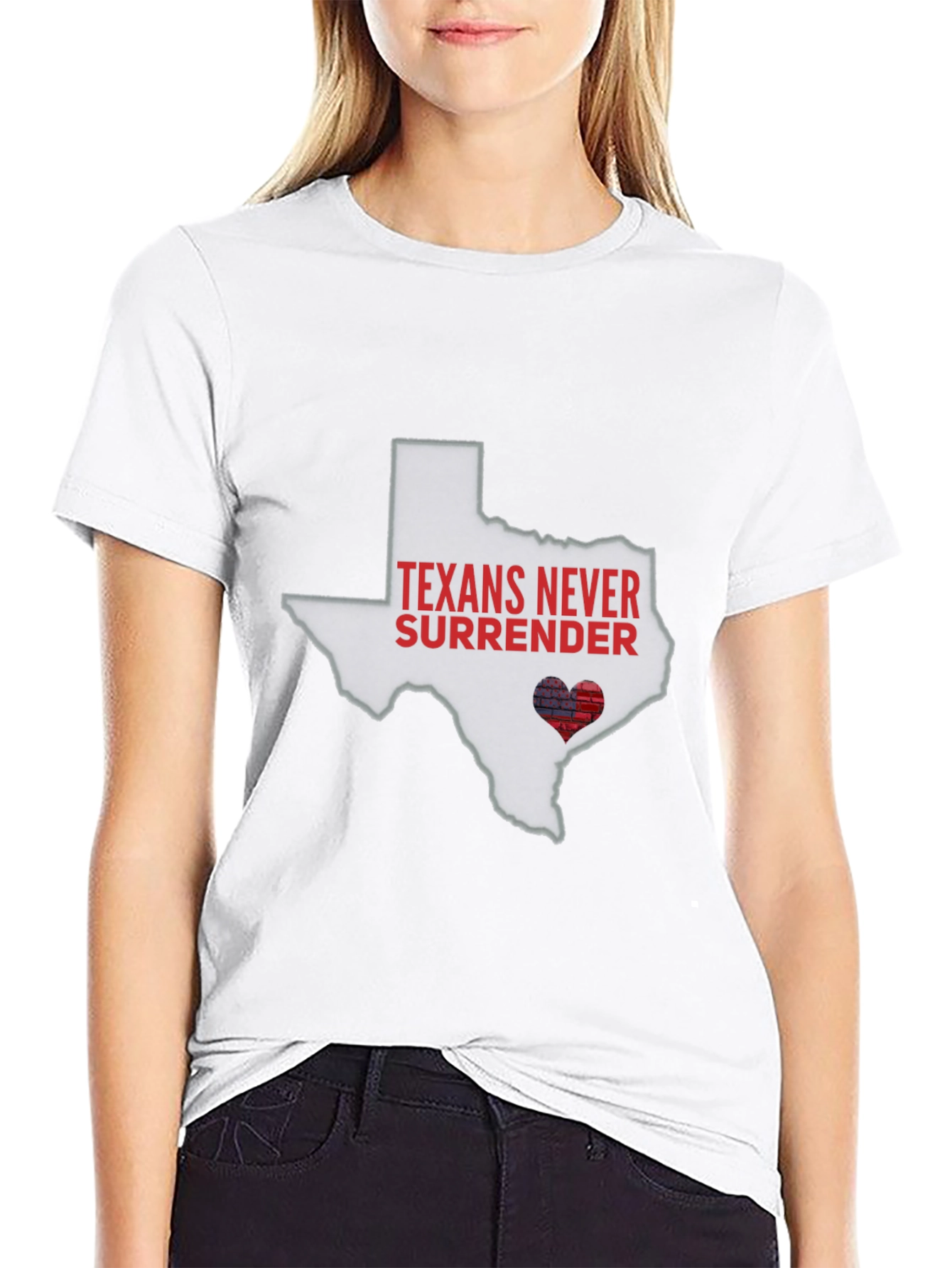 Texans Never Surrender State Pride T-Shirt